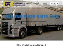 Tablet Screenshot of ajatovale.com.br